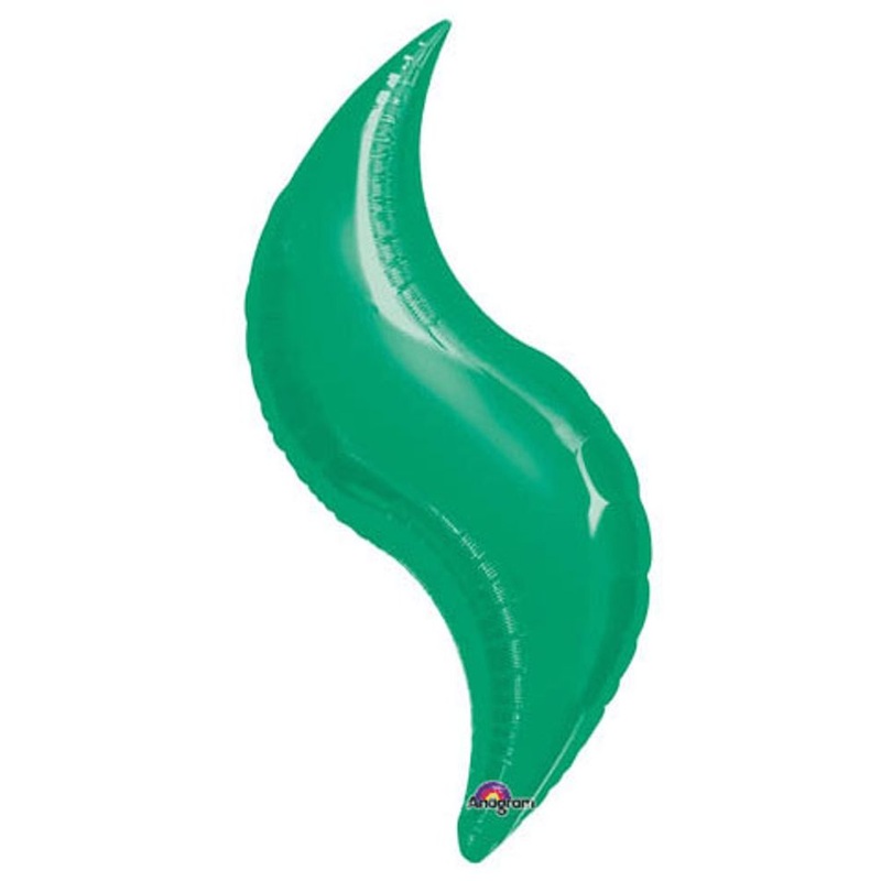 36" Green Curve
