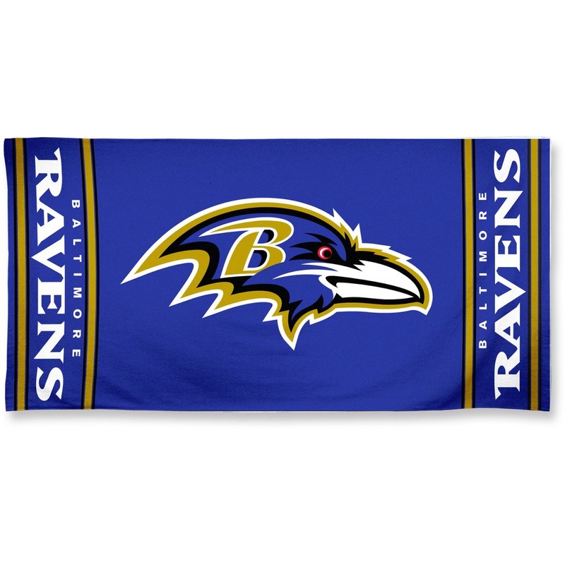 Baltimore Ravens Fiber Beach Towel