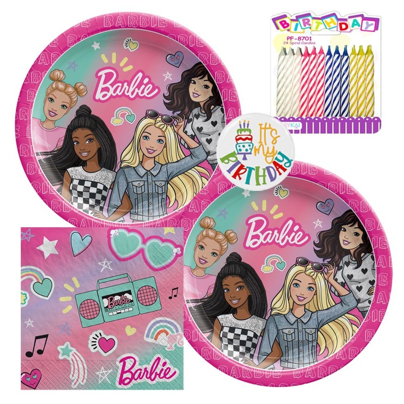Barbie Dream Together Tableware Party Kit for Cake (16 Guests)