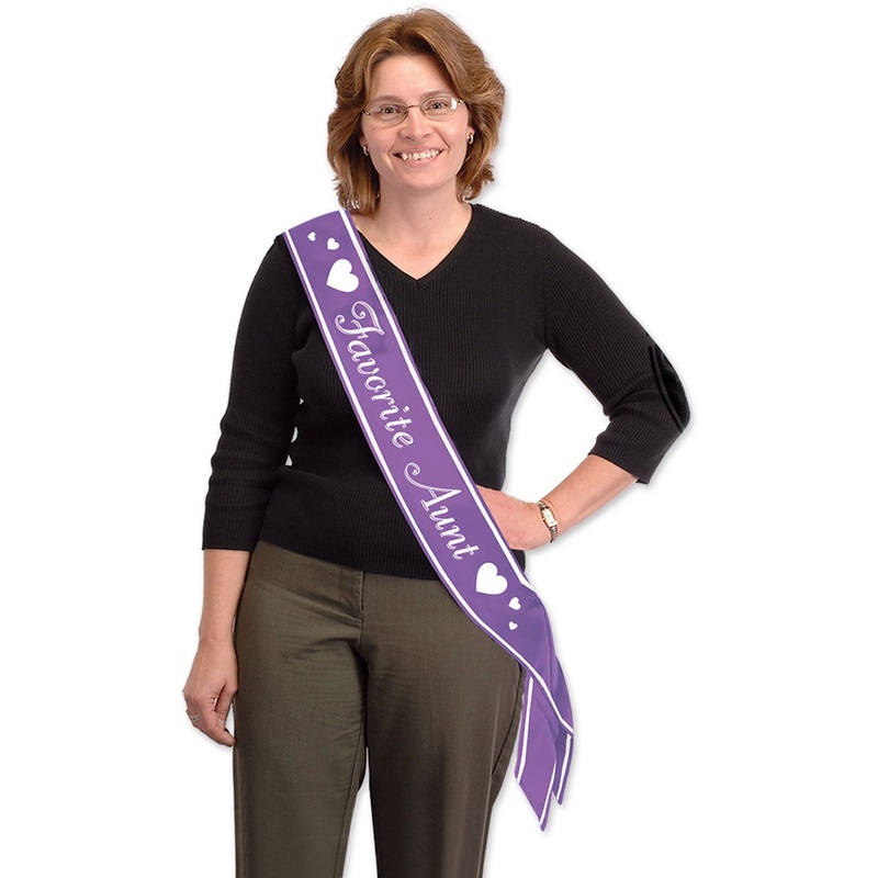 Favorite Aunt Satin Sash
