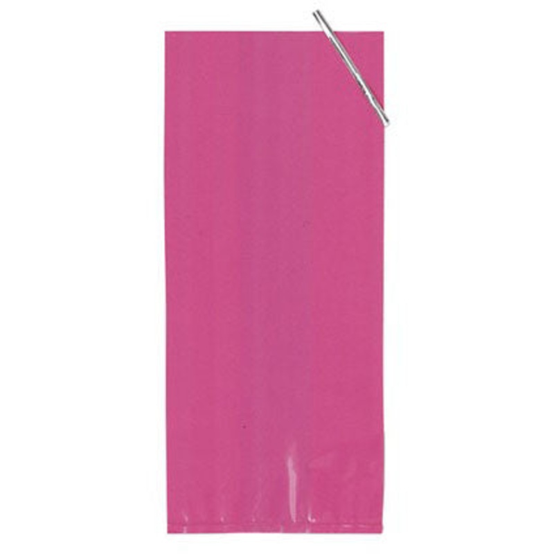 Hot Pink Small Cello Bags (20ct)