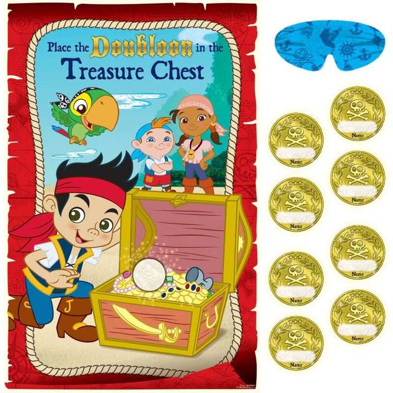 Jake Pin the Doubloon Party Game