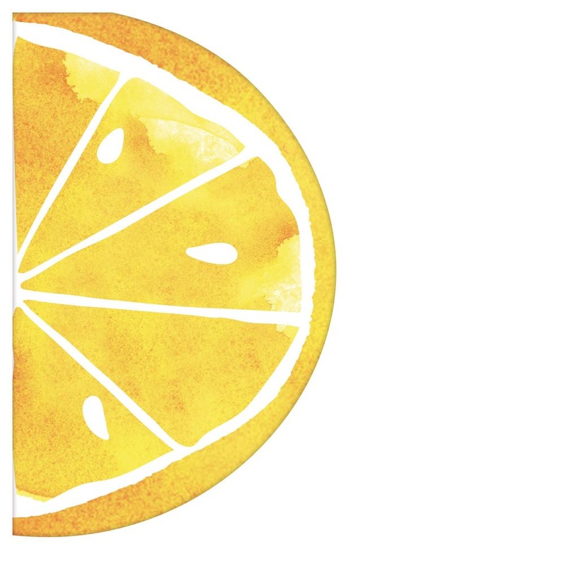 Lemon Slice Luncheon Napkins, 16ct