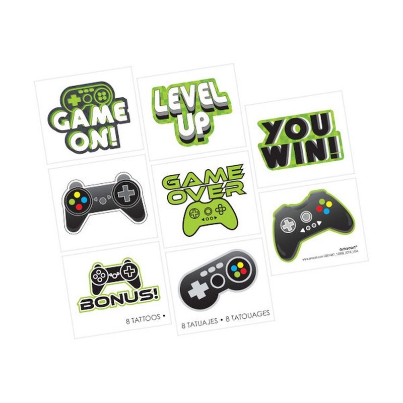 Level Up Tattoos, 8 ct