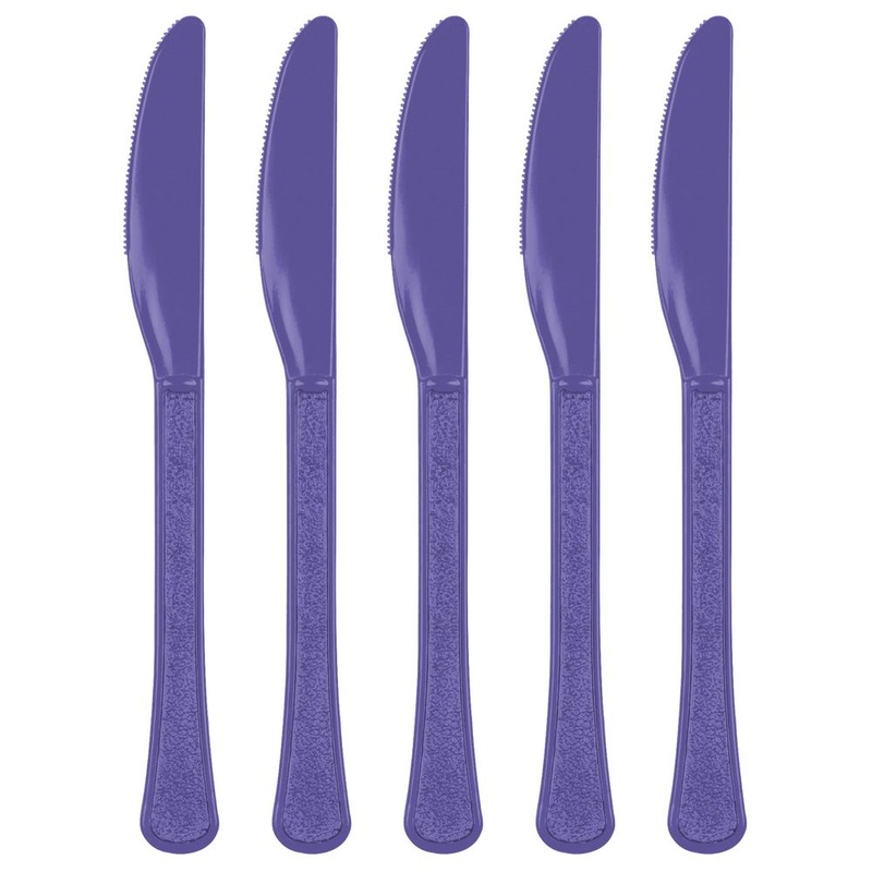 New Purple Heavy Weight Premium Knife 20 ct