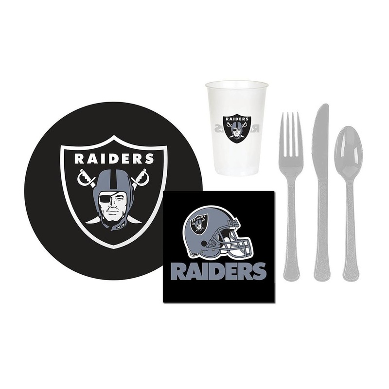 Oakland Raiders Tailgating Kit for 8 Fans