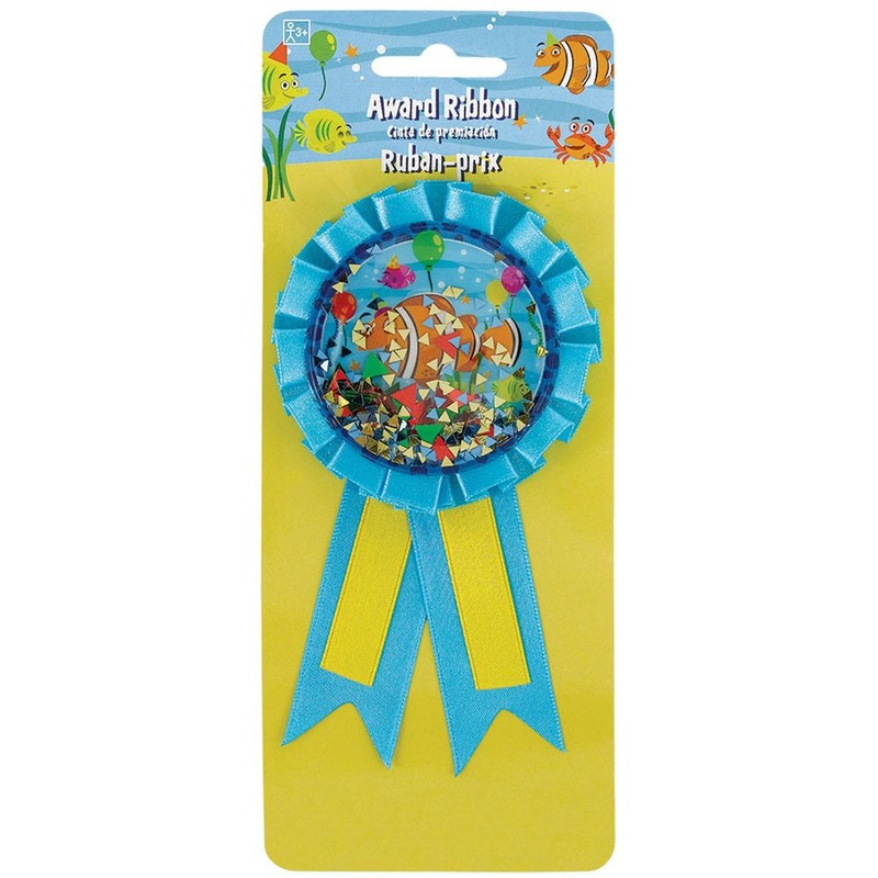 Ocean Buddies Confetti Award Ribbon (1ct)