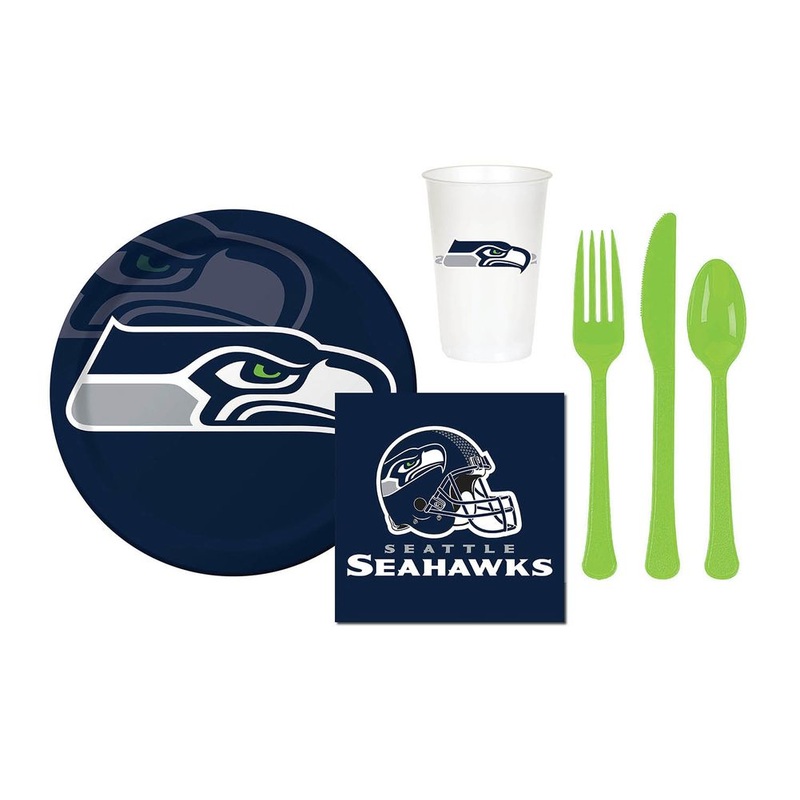 Seattle Seahawks Tailgating Kit for 8 Fans