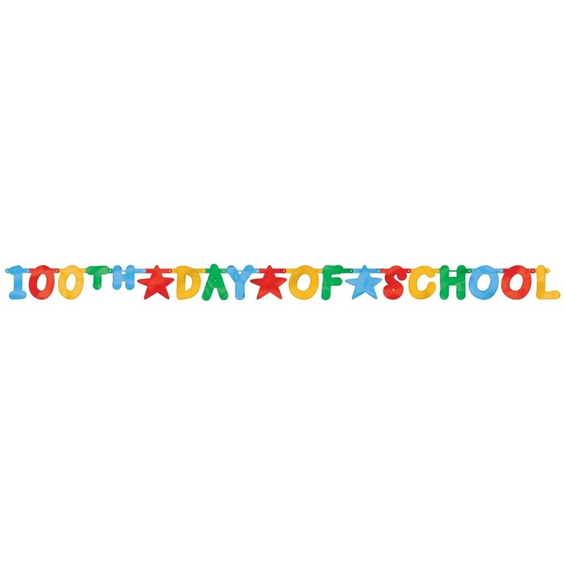 100th Day of School Letter Banner (1 ct)