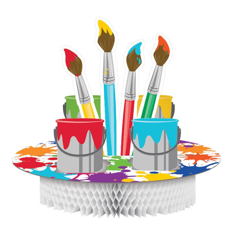 Art Party Centerpiece