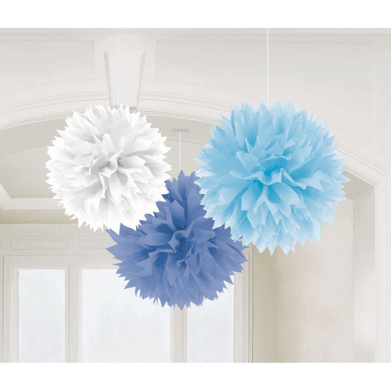 Boy Baby Shower Fluffy Decorations