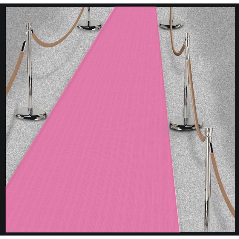 Day In Paris Pink Floor Runner