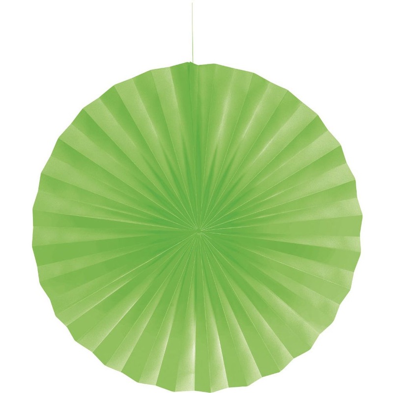 Fresh Lime 16" Paper Fan