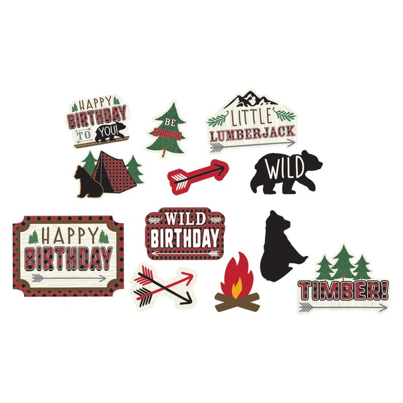 Little Lumberjack Value Pack Cutouts (12 ct)