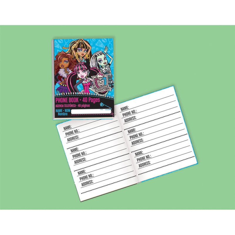Monster High Phone Book