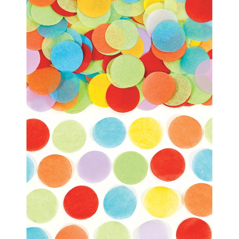 Rainbow Tissue Paper Confetti