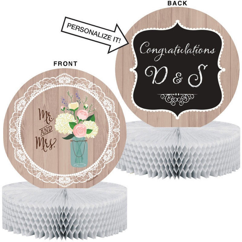Rustic Wedding Centerpiece, Honeycomb, Diecut Set