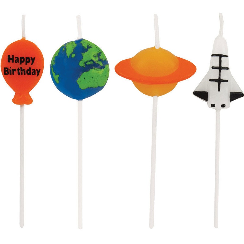 Space Pick Candles (4ct)