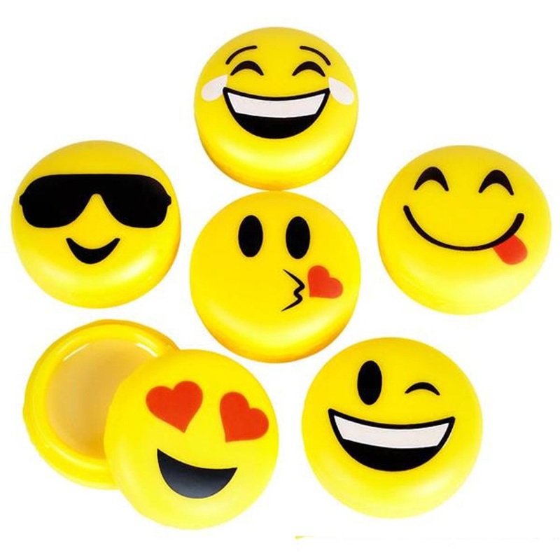 1.75 " Emoticon Lip Gloss (12 ct)
