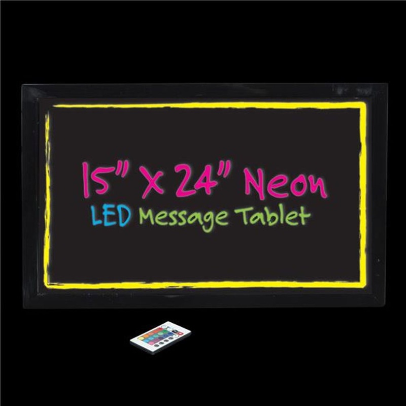 15" x 24" Neon Message Tablet