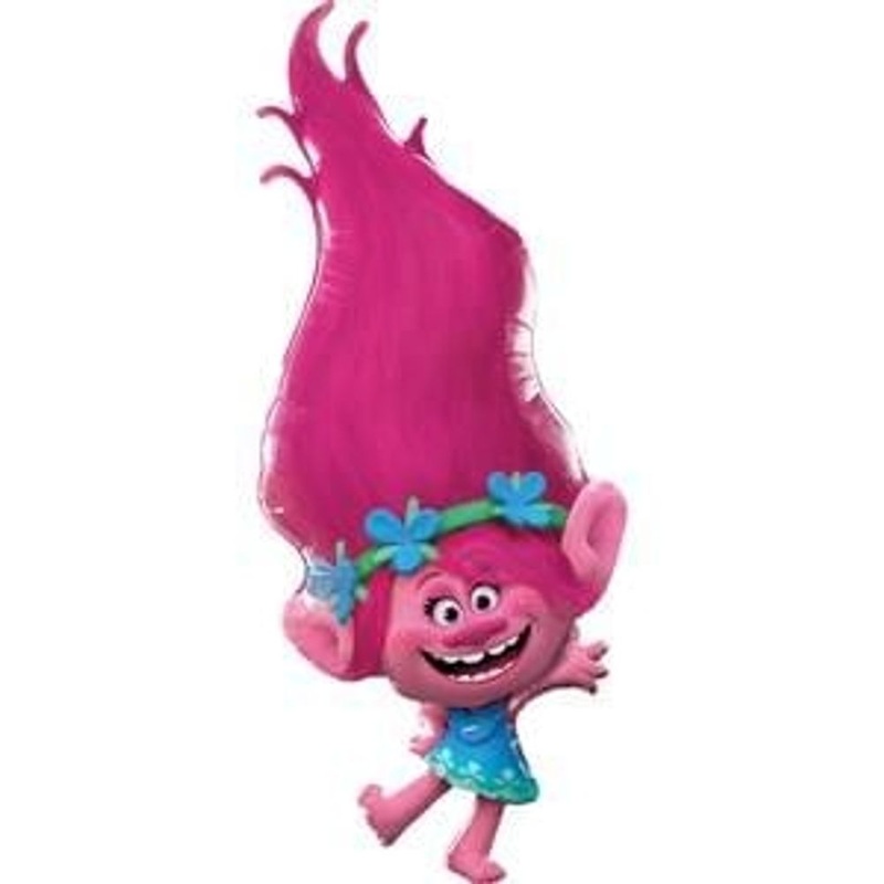 43" TROLLS POPPY SHAPE