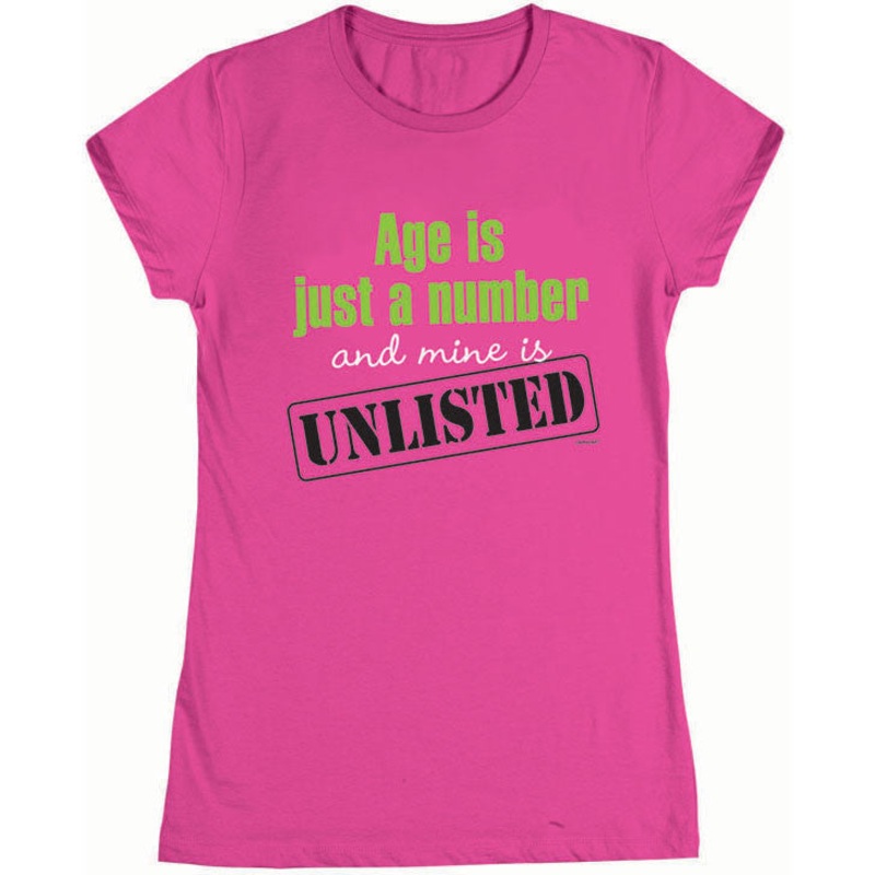 Age Is Just A Number Large Fitted T-Shirt
