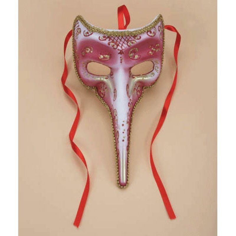 Long Nose Half Mask Rose/gold