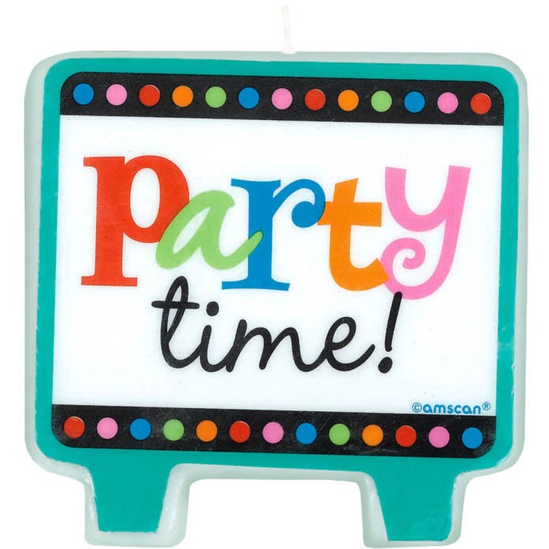 Party Time Molded Candle