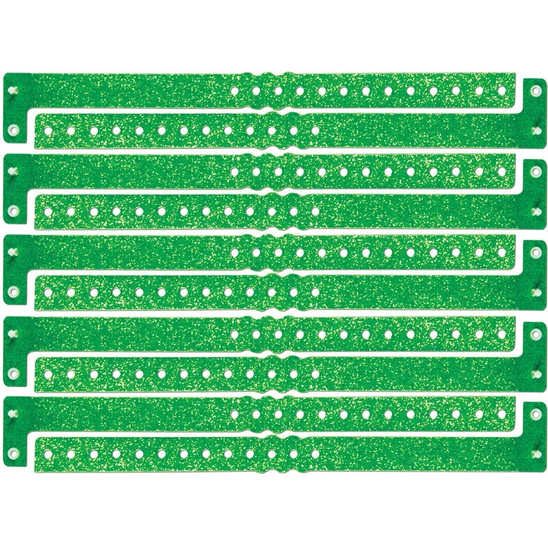 Plastic Sparkle Wristbands