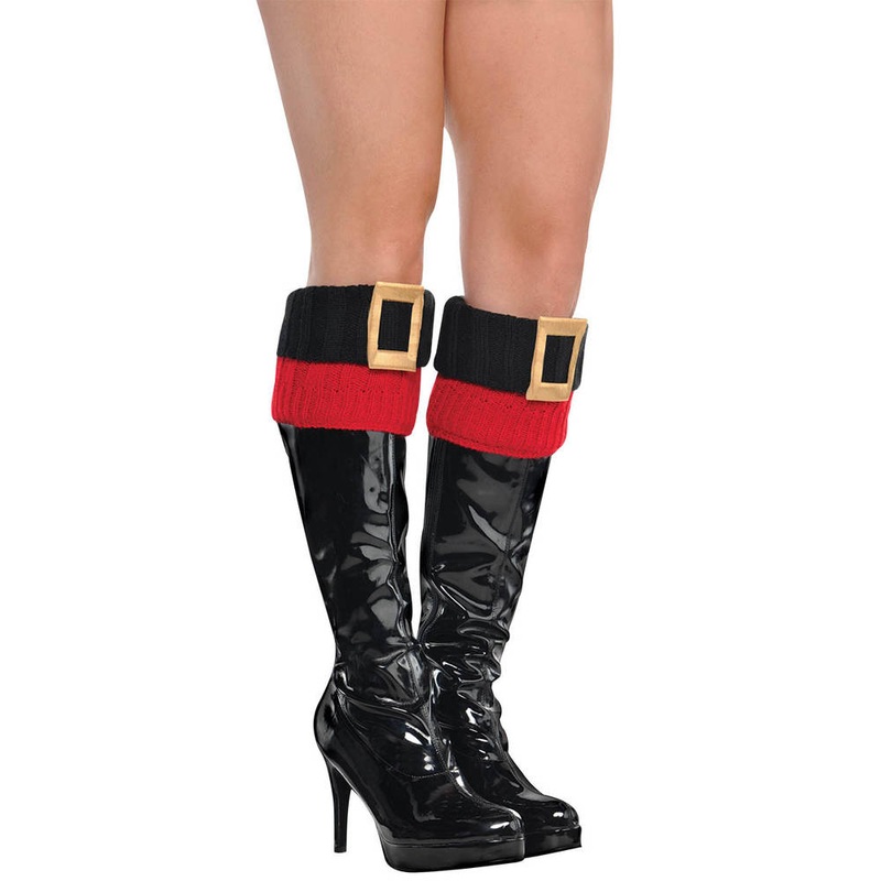 Santa Belt Boot Cuffs