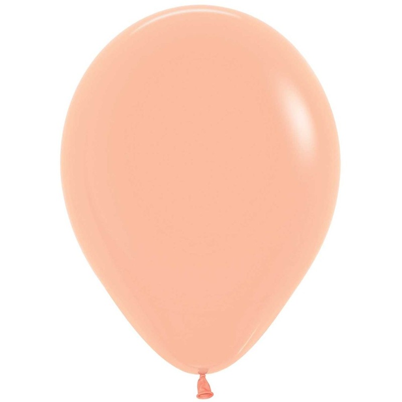 Sempertex 18" Deluxe Peach-Blush Latex Balloons (25ct)