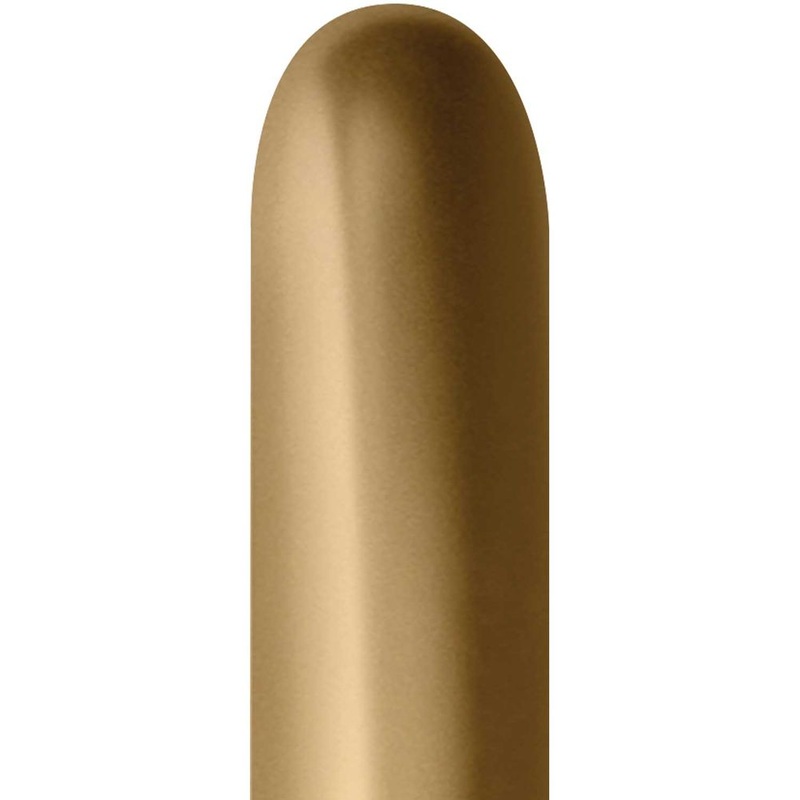 Sempertex 260 Reflex Gold Latex Balloons (50ct)