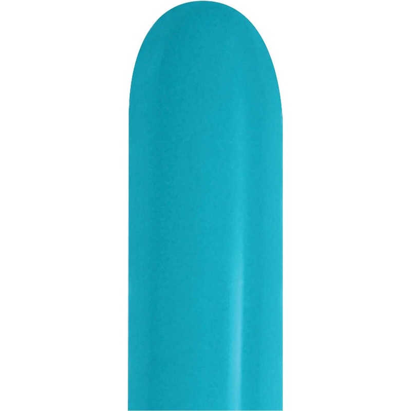 Sempertex 360 Deluxe Turquoise Blue Latex Balloons (50ct)