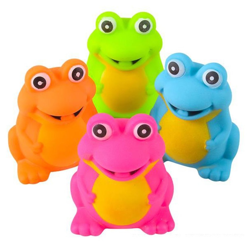 Squeaker Rainforest Frog 3.75" (12ct)