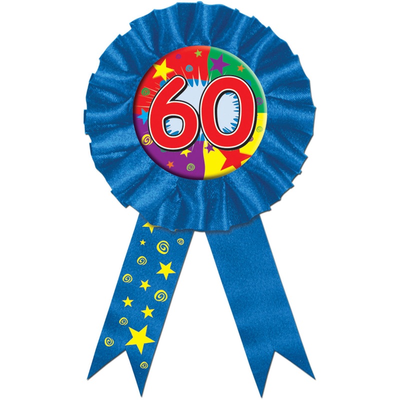 "60" Award Ribbon