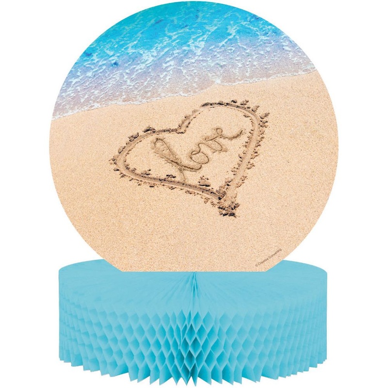 Beach Love Honeycomb Centerpiece