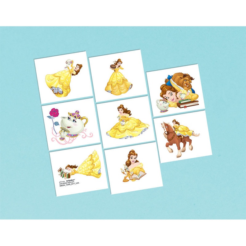 Beauty and the Beast Tattoos (8 ct)