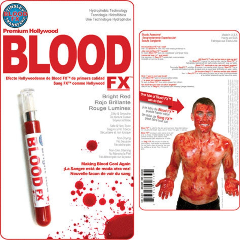 BRIGHT RED HYDROPHOBIC BLOOD