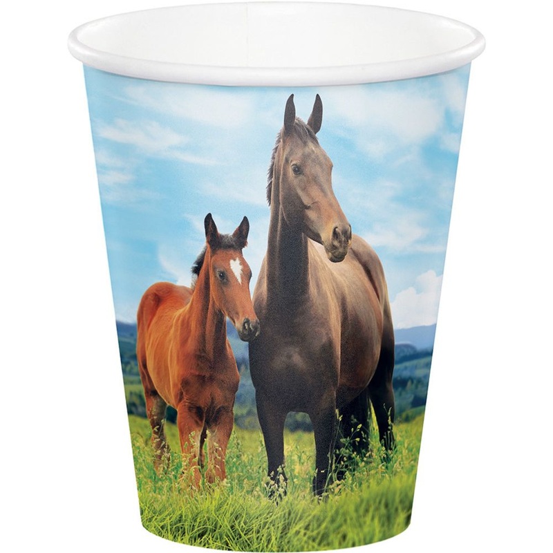Horse and Pony 9oz Cups (8ct)