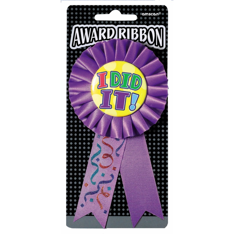 I Did It Award Ribbon