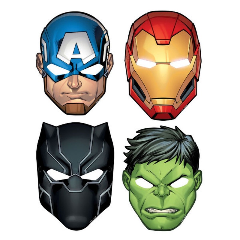 Marvel Avengers Powers Unite Masks (8 ct)