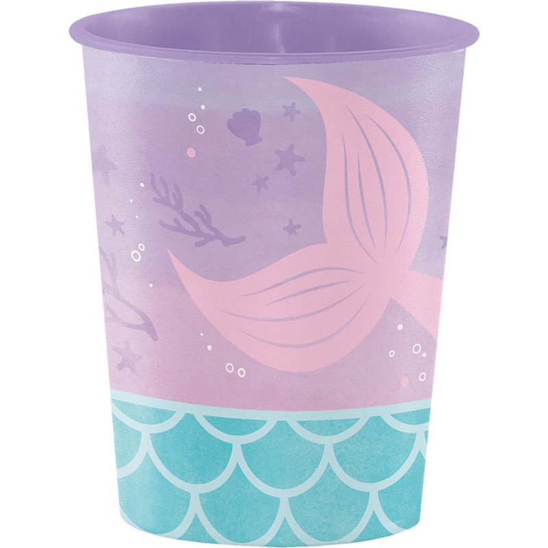Mermaid Shine 16oz Plastic Favor Cup
