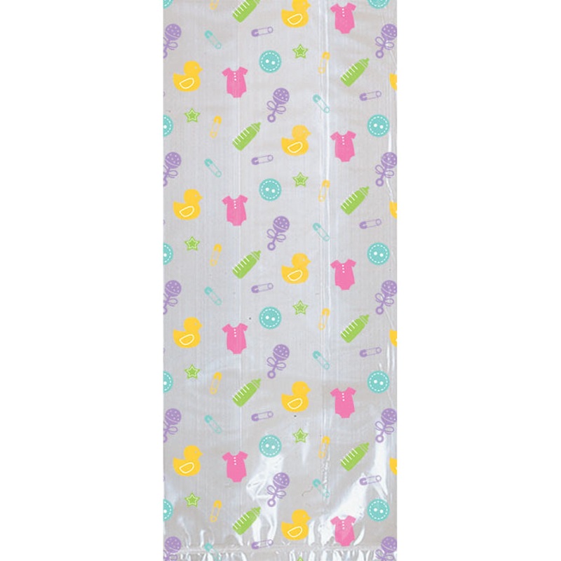 Neutral Baby Shower Cello Treat Bags (20ct)