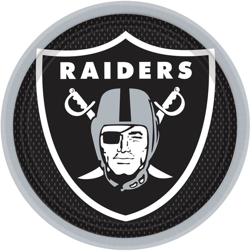 Oakland Raiders Dinner Plates (8ct)