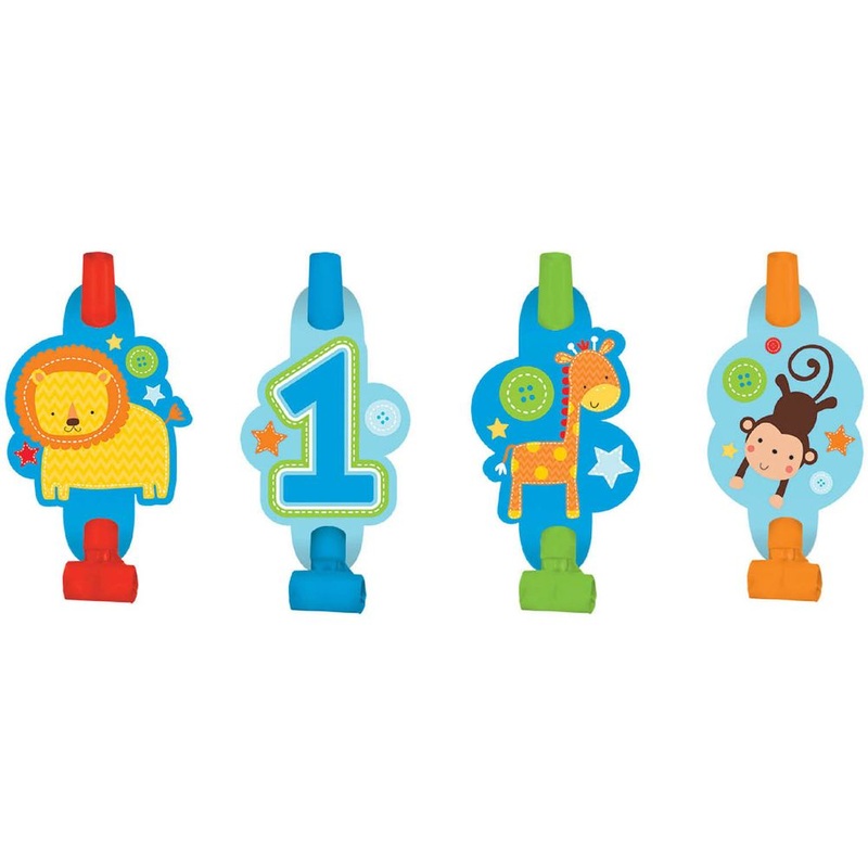 One Wild Boy Party Blowouts (8ct)