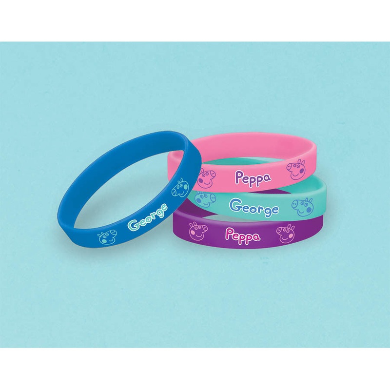 Peppa Pig Rubber Bracelet (8ct)