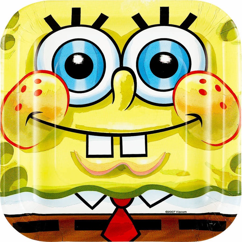 SpongeBob Classic Dessert Plates (8ct)
