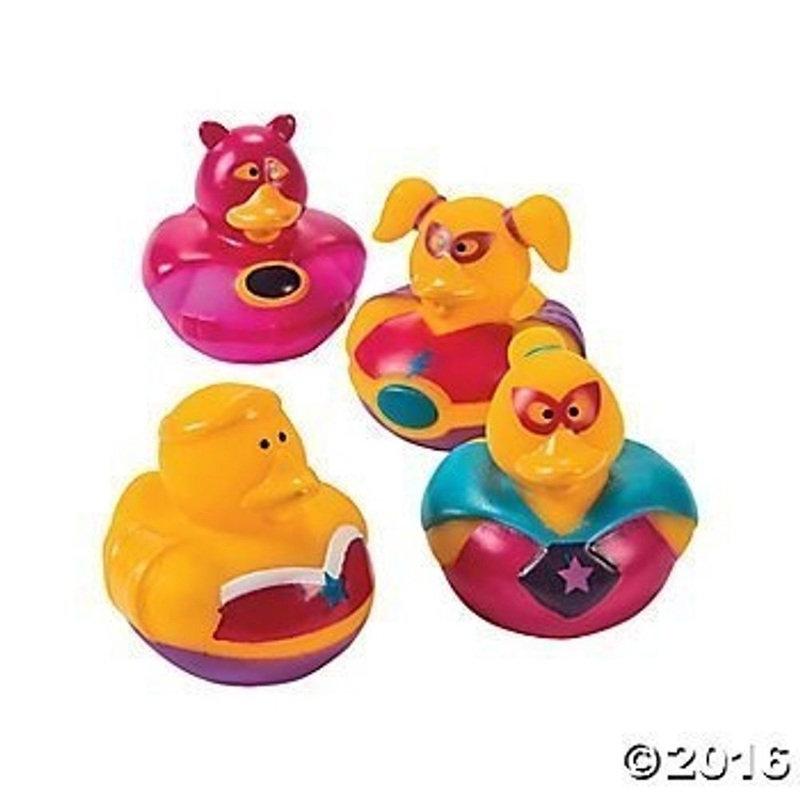 Superhero Girl Rubber Duckies (12ct)