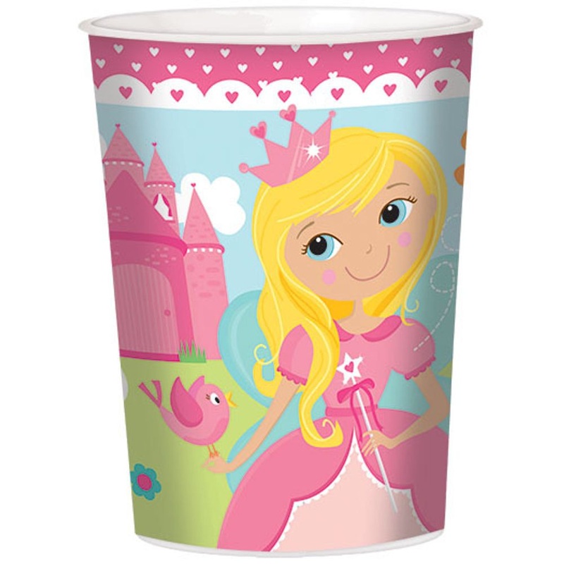 Woodland Princess 16oz Plastic Favor Cup