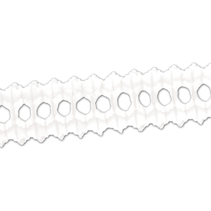 12' White Packaged Arcade Garland